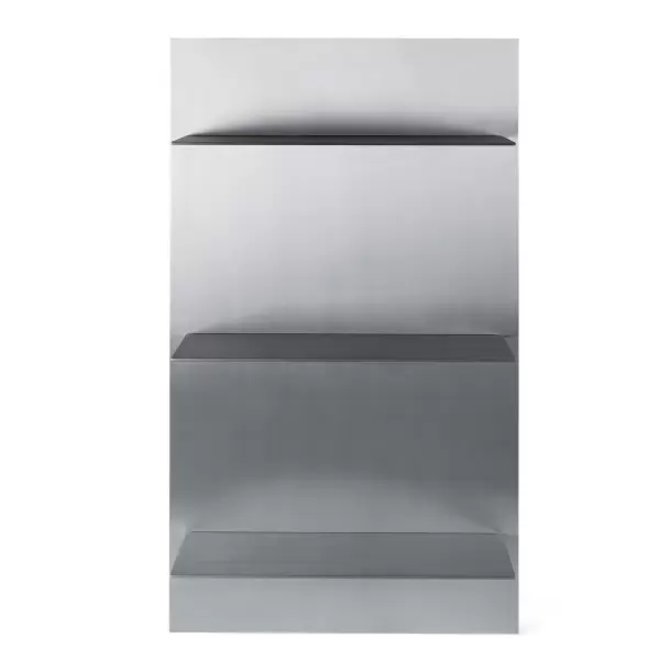 ferm LIVING - Aluminium Lager Væghylde Triple
