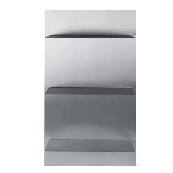 ferm LIVING - Lager Wall Shelf - Triple -  Aluminium - Hent selv