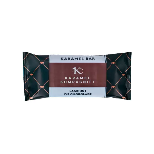 Karamel Kompagniet - Karamel Bar Lakrids i lys chokolade