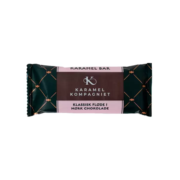Karamel Kompagniet - Karamel Bar Klassisk Fløde i mørk chokolade
