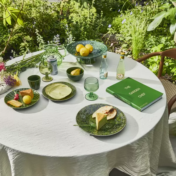 HK living - 2 Sidetallerkener The Emeralds, Grøn