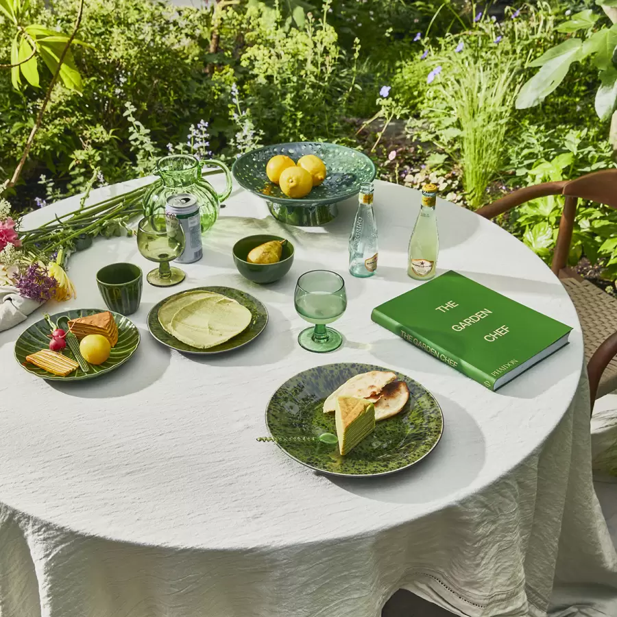 HK living - 2 Sidetallerkener The Emeralds, Grøn