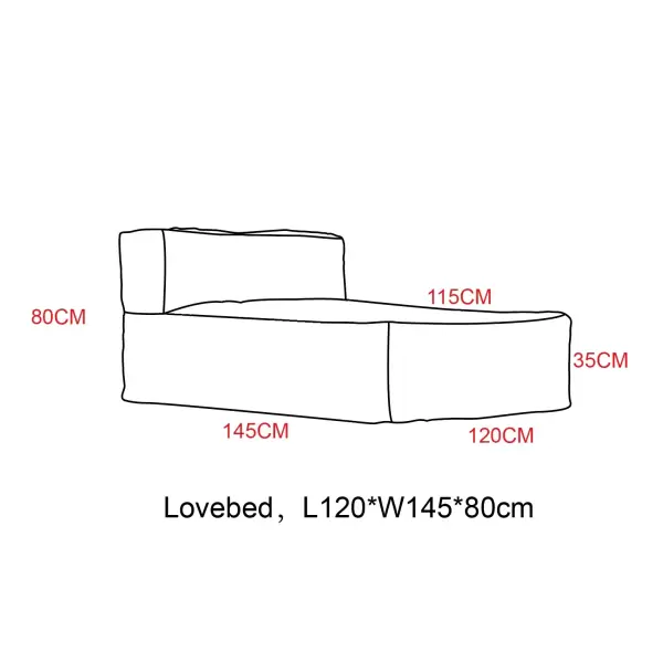 Trois Pommes Home - The Love Bed Loungemøbel