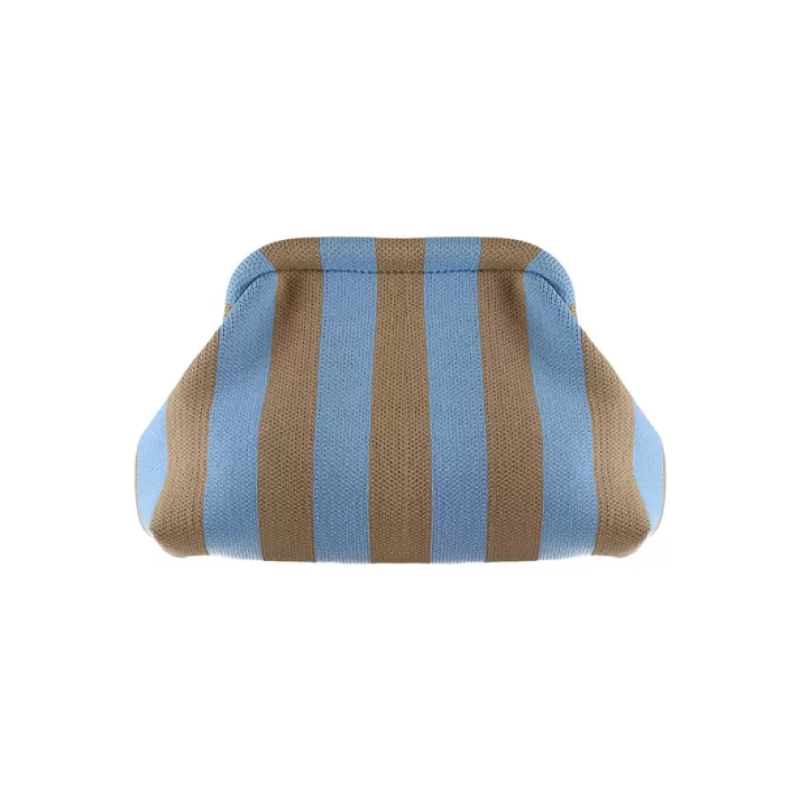 By Stær - Alba Clutch, Lyseblå/Beige