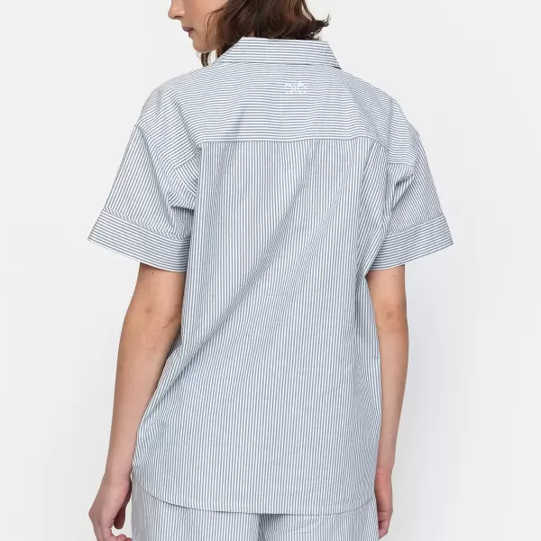 esmé studios - Ruby Resort Shirt, Tradewinds Stripes