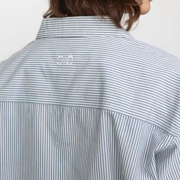 esmé studios - Ruby Resort Shirt, Tradewinds Stripes