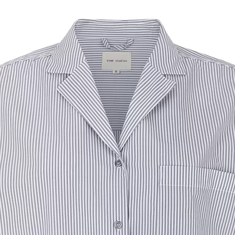 esmé studios - Ruby Resort Shirt, Tradewinds Stripes