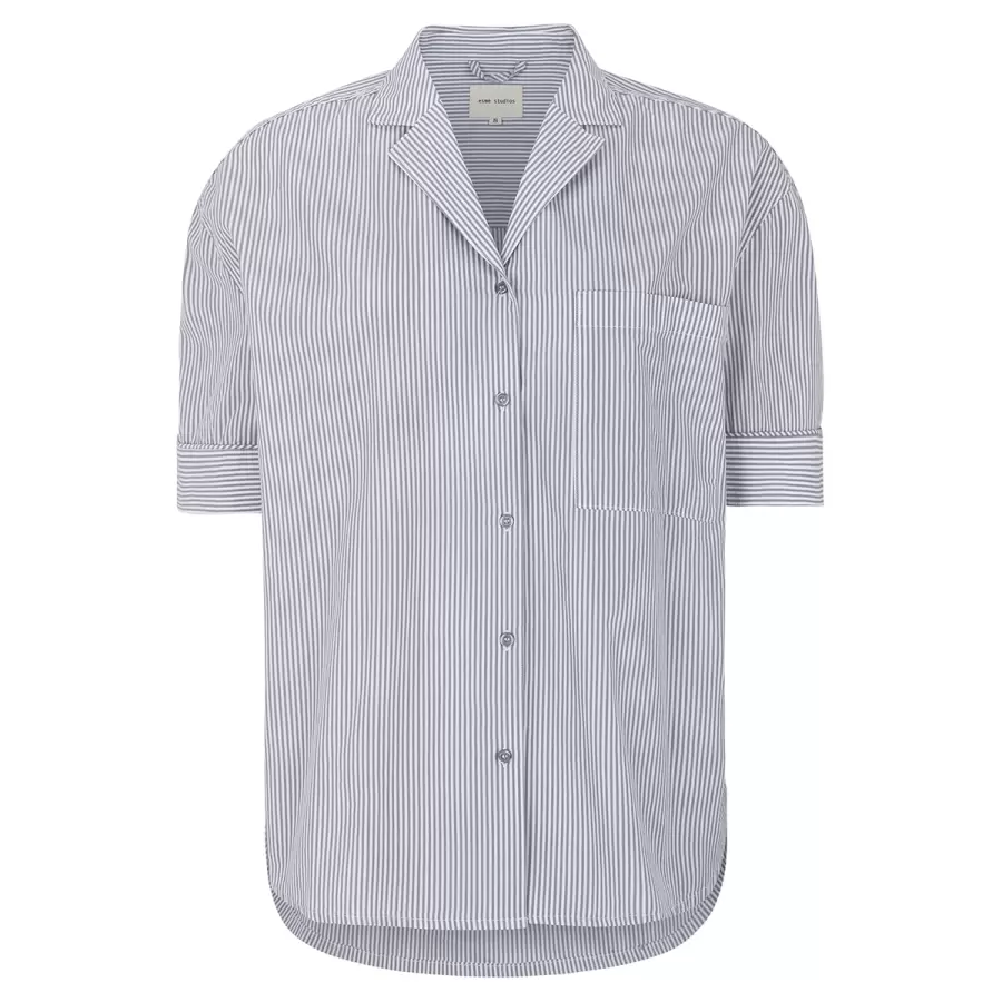 esmé studios - Ruby Resort Shirt, Tradewinds Stripes