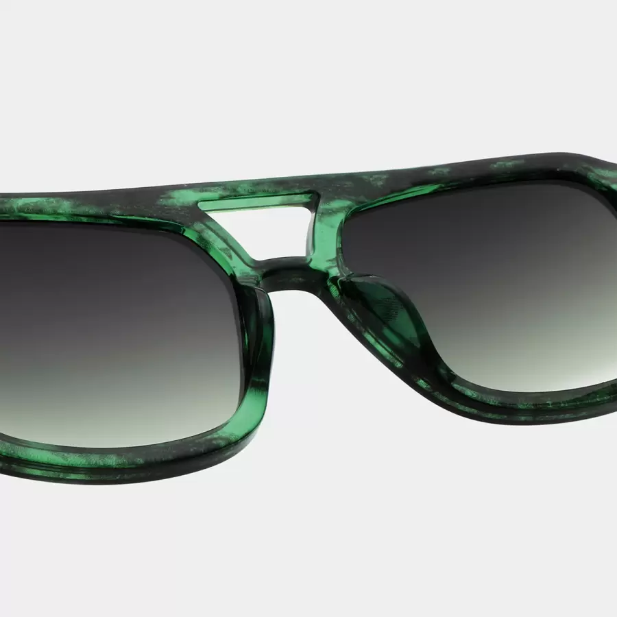 A.Kjærbede - Solbrille Kaya, Grøn marmor/Transparent