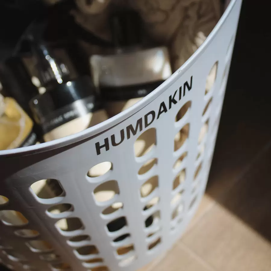 HUMDAKIN - Vasketøjskurv, Blue Glass, Recyclable Plastic