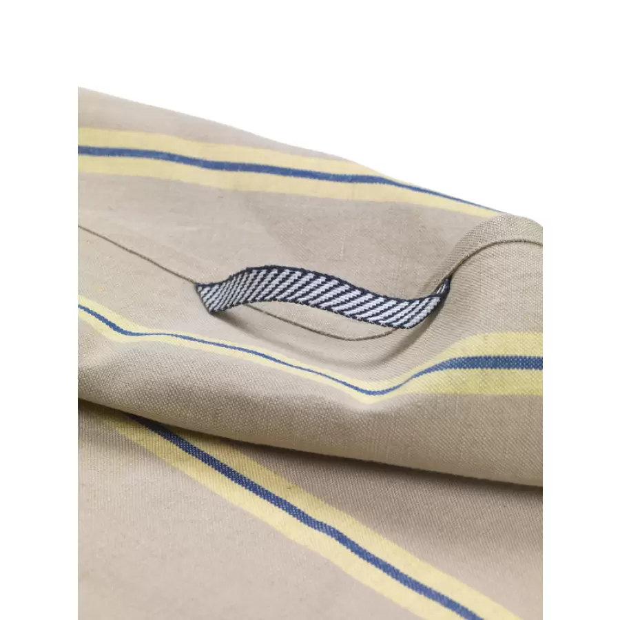 ferm LIVING - Hale viskestykke- Oyster/Lemon/Br Blue