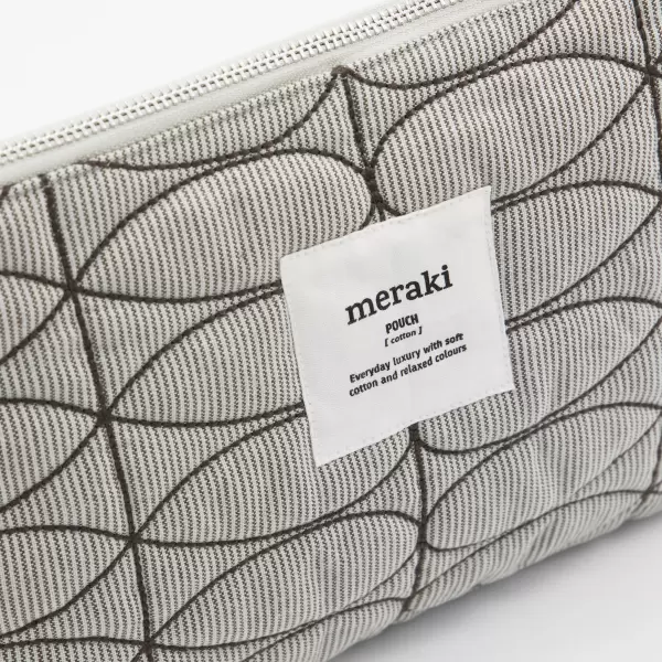 meraki - Makeup pung Mentha, Lysegrå/Army