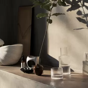 Ferm Living - Ripple karaffelsæt Small, Klar