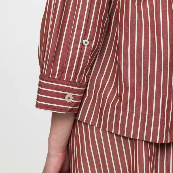 esmé studios - Gry Short Shirt GOTS, Roasted Russet