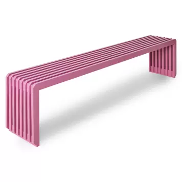 HK living - Bænk Lameller, Hot Pink - Hent selv HK living - Bænk Lameller, Hot Pink - Hent selv