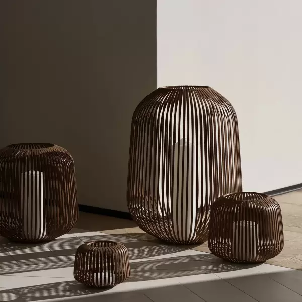 Blomus - Udendørs Lanterne Lito Medium, Rusty Ø:28*27