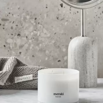 meraki - Duftlys, Fresh Linen Ø:10*7,5 meraki - Duftlys, Fresh Linen Ø:10*7,5