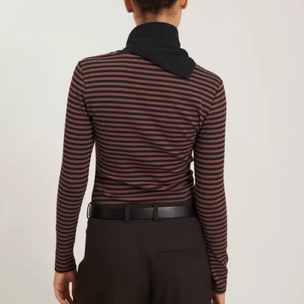 Basic Apparel - Ludmilla Tee GOTS, Carafe/Black