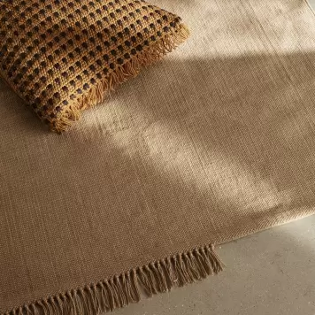 Ferm Living - Gulvtæppe Hem Sand, 140*200 - Hent selv