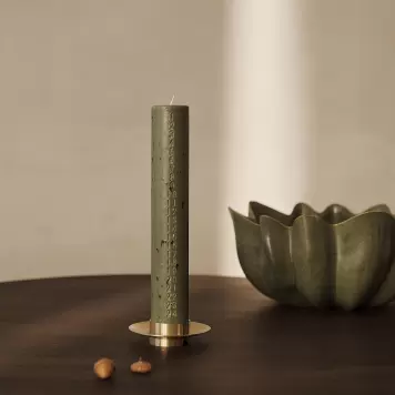 Ferm Living - Kalenderlys Mura, Artichoke Green Ferm Living - Kalenderlys Mura, Artichoke Green