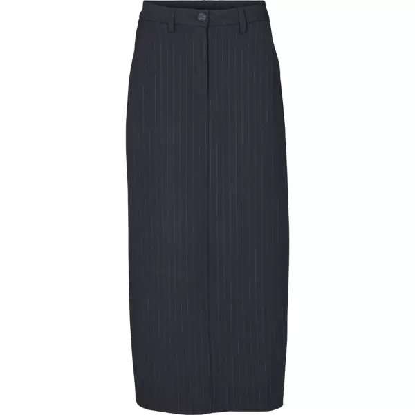 Basic Apparel - Marjorie Lang nederdel, Sky Captain