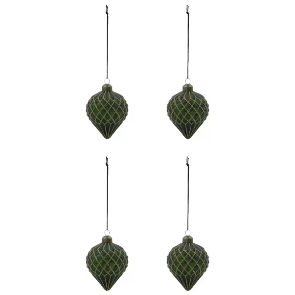 House Doctor - Julepynt Hinda, Grøn/Guld House Doctor - Julepynt Hinda, Grøn/Guld