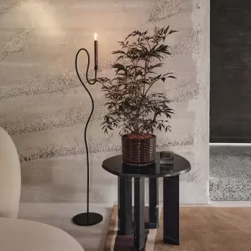 Ferm Living - Gulvlysestage Valse, Sort H:114 Ferm Living - Gulvlysestage Valse, Sort H:114
