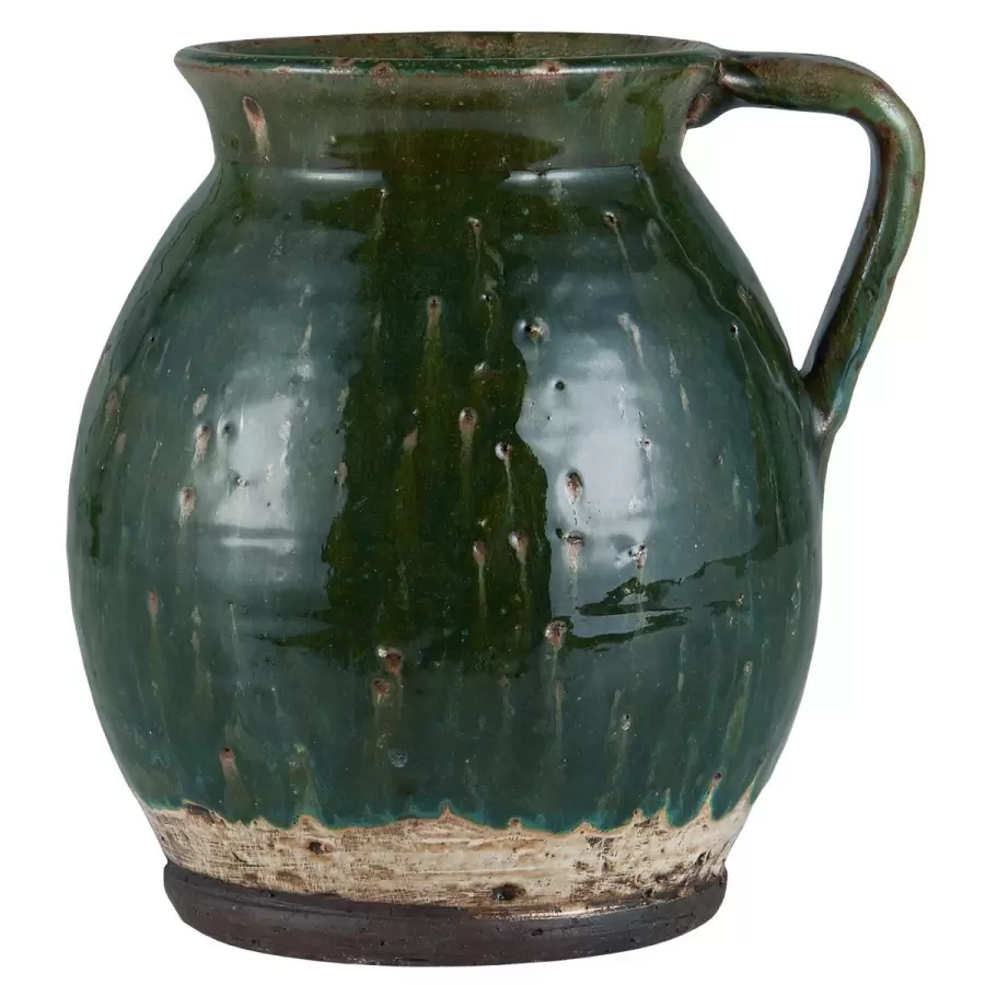 Ib Laursen - Vase Avignon, Grøn Ø:17,5*19