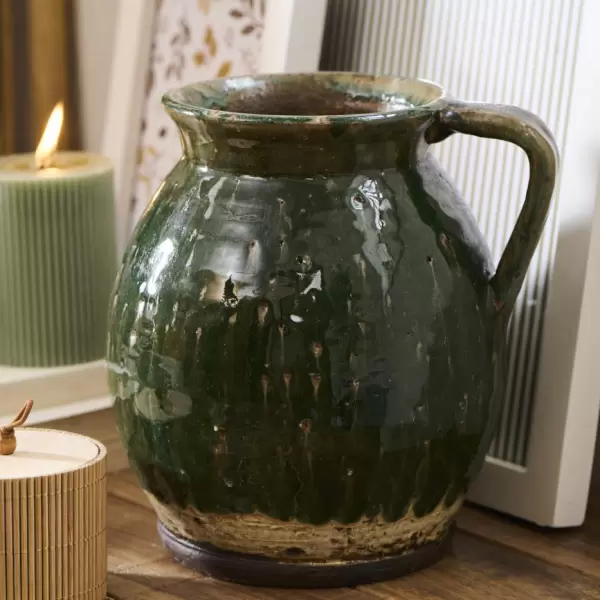 Ib Laursen - Vase Avignon, Grøn Ø:17,5*19