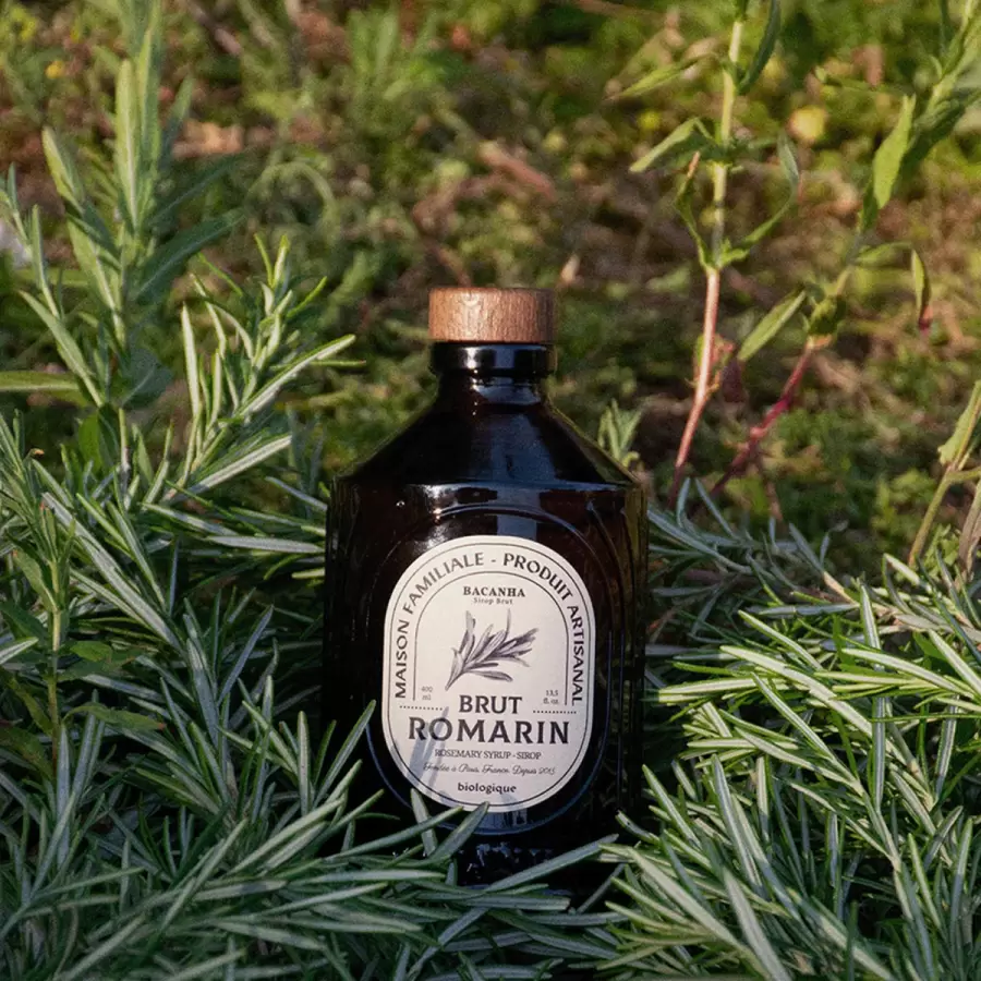 Bacanha - Organic Brut Syrup, Rosemary 400 ml.