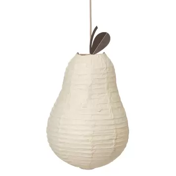 Ferm Living - Lampeskærm Pære, Natur Ferm Living - Lampeskærm Pære, Natur