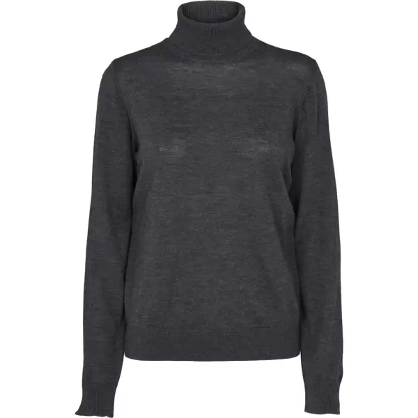 Basic Apparel - Vera Roll Neck, merino uld - vælg farve