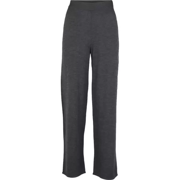 Basic Apparel - Vera Wide Pant, merinould  - vælg farve