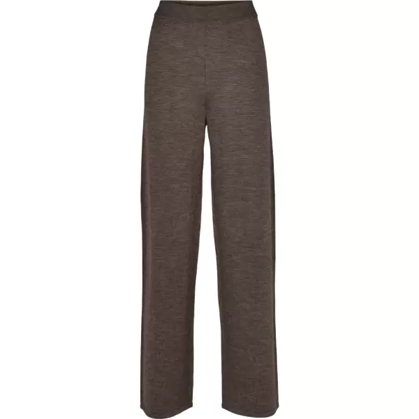 Basic Apparel - Vera Wide Pant, merinould  - vælg farve