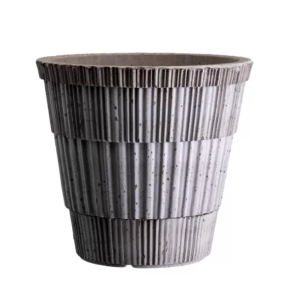 Bergs Potter - Ø:21 Atlas Uglaseret, Grå inkl underskål - Hent selv Bergs Potter - Ø:21 Atlas Uglaseret, Grå inkl underskål - Hent selv