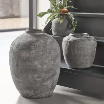 House Doctor - Vase Rustik, Beton Ø:37*47, Hent selv House Doctor - Vase Rustik, Beton Ø:37*47, Hent selv