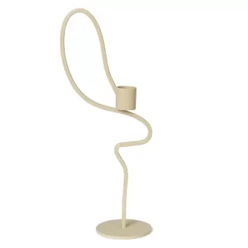 Ferm Living - Lysestage Valse Høj, Cashmere Ferm Living - Lysestage Valse Høj, Cashmere