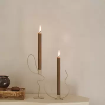 Ferm Living - Lysestage Valse Høj, Cashmere