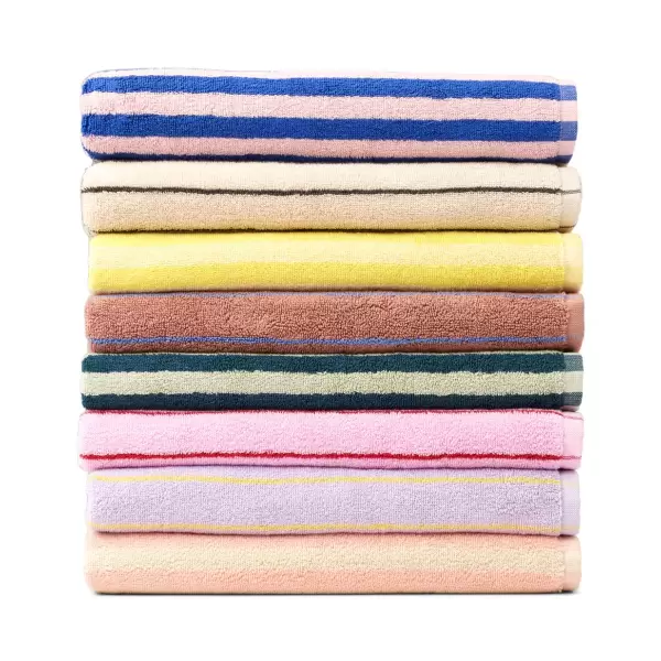 Bongusta - Håndklæder stribede, Naram, 50*80 - vælg farve