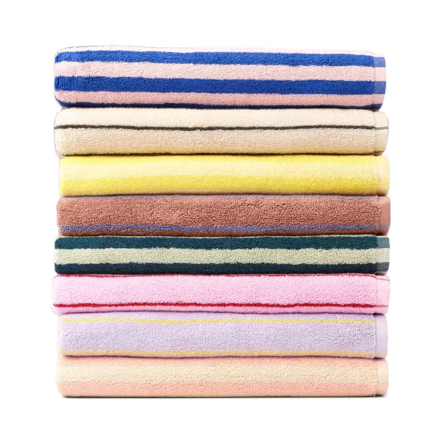 Bongusta - Håndklæder stribede, Naram, 50*80 - vælg farve