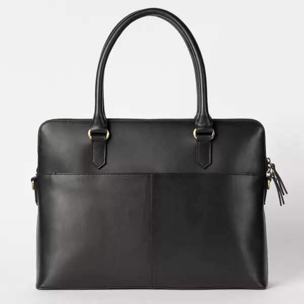 O My Bag - Arbejdstaske 16" Hayden, Black Classic Leather O My Bag - Arbejdstaske 16" Hayden, Black Classic Leather