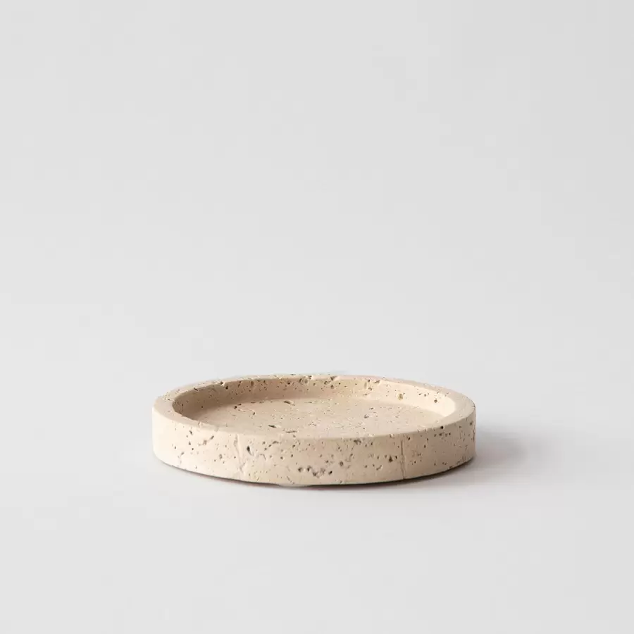 TELL ME MORE - Travertin bakke, Ø:15*2
