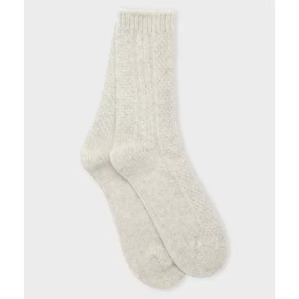 moshi moshi mind - Winter Socks, Egret Melange
