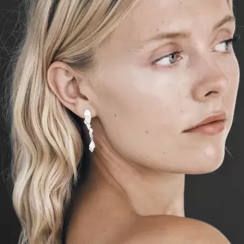 Trine Tuxen - Ørering Punterelle, Sterlingsølv Trine Tuxen - Ørering Punterelle, Sterlingsølv