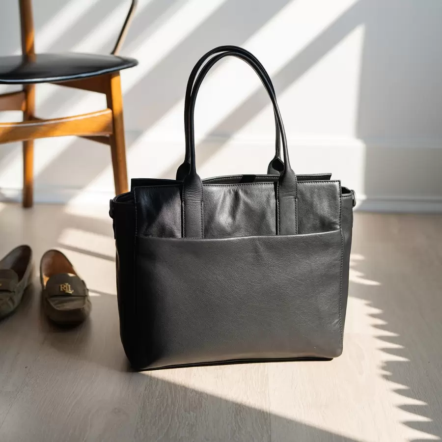 Birkmond - Ravenna Skuldertaske, Sort