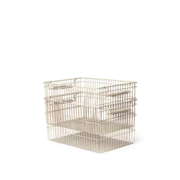 ferm LIVING - 2 stk. Stabelbare kurve Cala, Cashmere