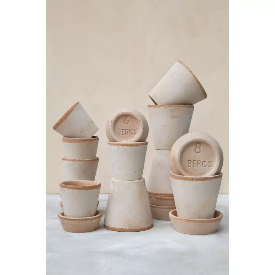 Bergs Potter - Urtepotte Julie, Rosa Ø:14