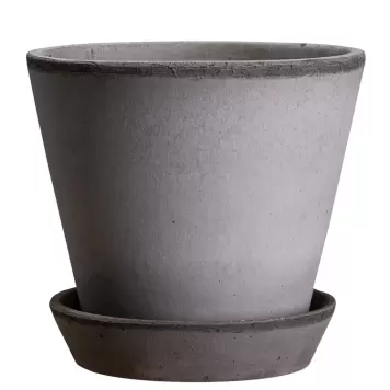 Bergs Potter - Ø:21 Urtepotte Julie, Grå - Hent selv Bergs Potter - Ø:21 Urtepotte Julie, Grå - Hent selv