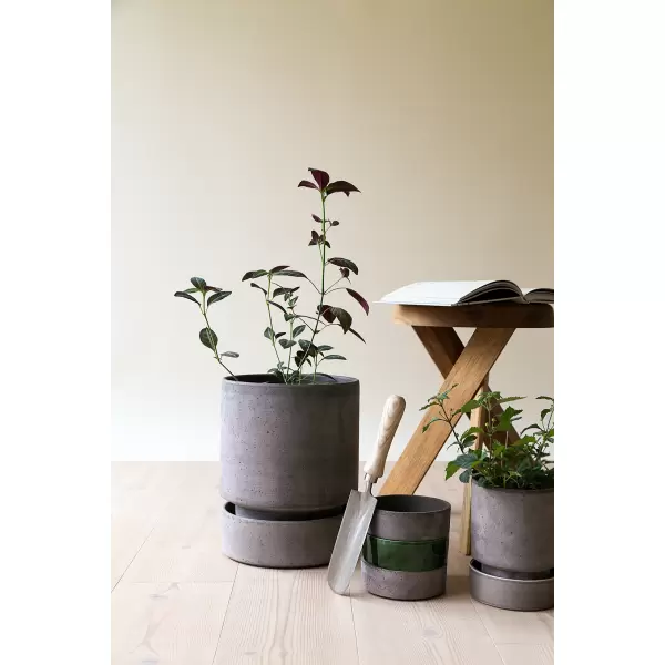 Bergs Potter - Ø:18 Urtepotte, rå The Hoff, Grå - Hent selv Bergs Potter - Ø:18 Urtepotte, rå The Hoff, Grå - Hent selv