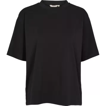Basic Apparel - Raja Tee, Sort Basic Apparel - Raja Tee, Sort